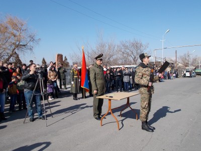 Նորակոչիկները երդվել են հուշարձանի տարածքում Նորակոչիկները երդվել են հուշարձանի տարածքում