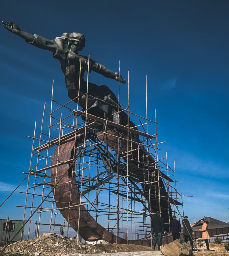 Work is underway on three famous monuments in Kotayk